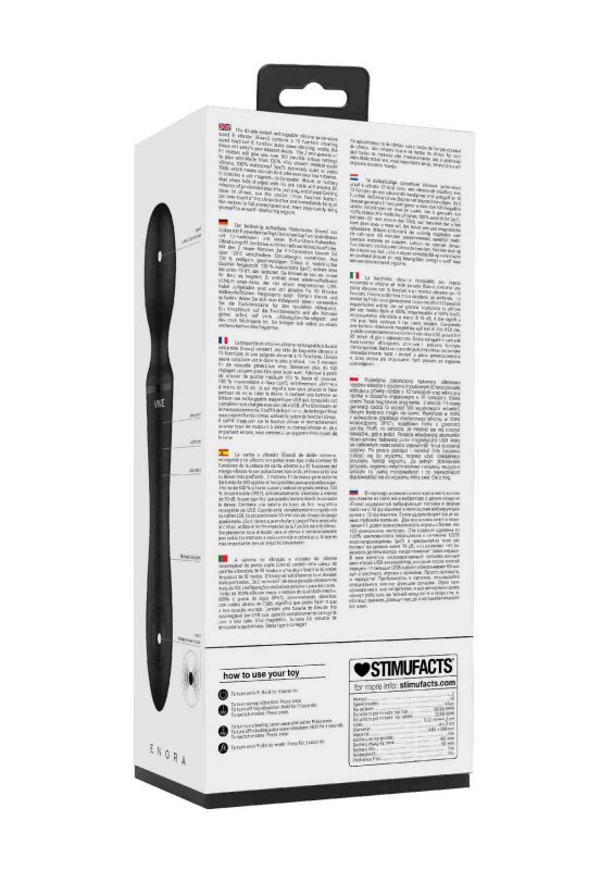 Enora - wand &amp; vibrator - black