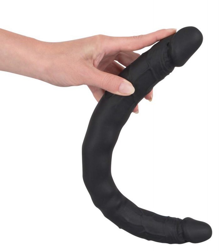 Dildo dwustronne giętkie realistyczne dla par 40 cm