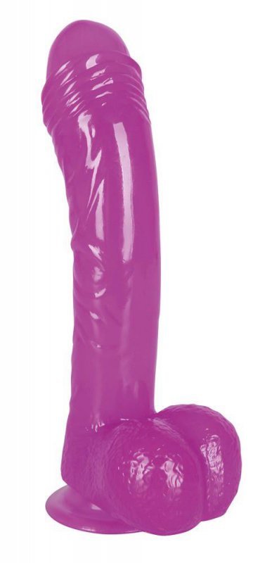 Dildo żelowe na przyssawce 19 cm
