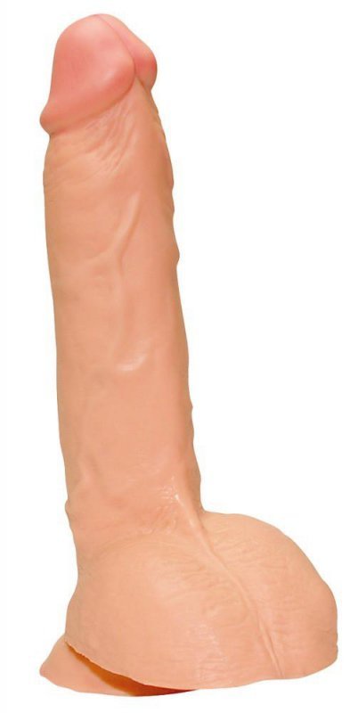 Elastyczne realistyczne dildo na przyssawce 23 cm