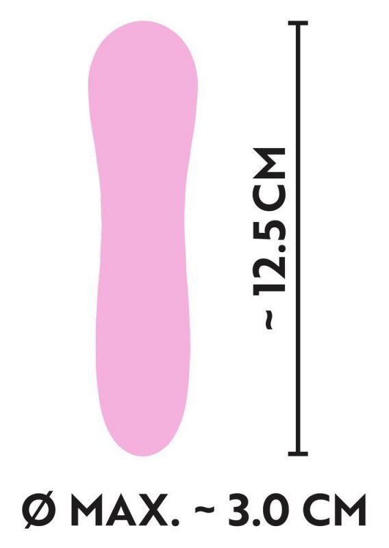 Mały wibrator z rowkami do torebki sex masażer różowy