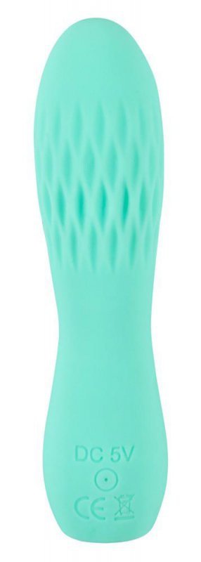 Cuties mini wibrator masażer z wypustkami  zielony