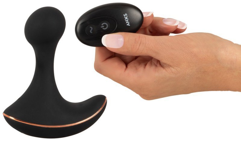Wibrujący stymulator prostaty masażer odbytu sterowany pilotem