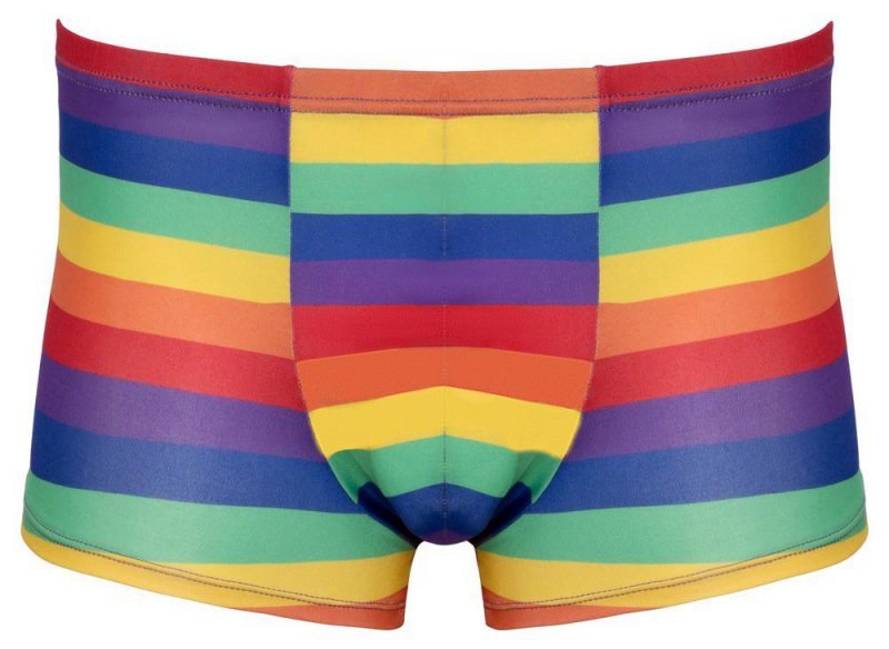 Seksowne bokserki męskie tęcza Men's Boxer Briefs Rainbow S