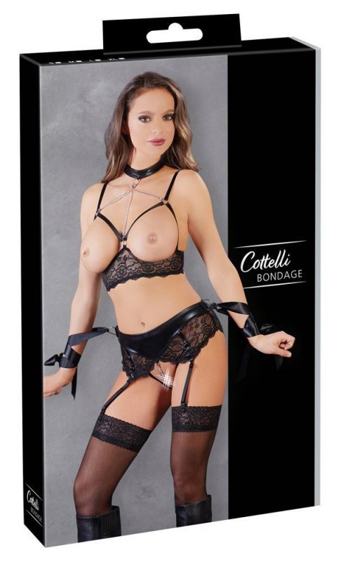 Odkryta sexy bielizna niewolnicy Cottelli  M