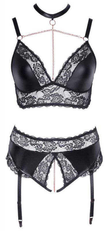 Sex bielizna komplet majtki z pasem Cottelli 4XL