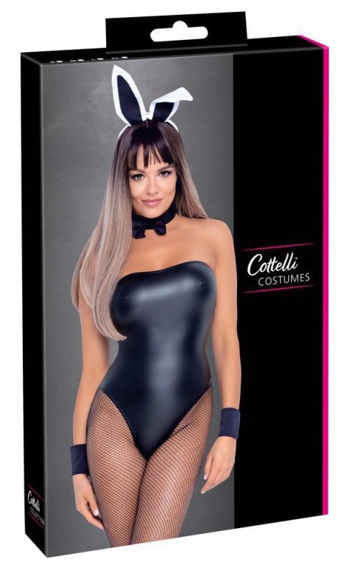 Seksowny strój czarnego króliczka  Cottelli Bunny M