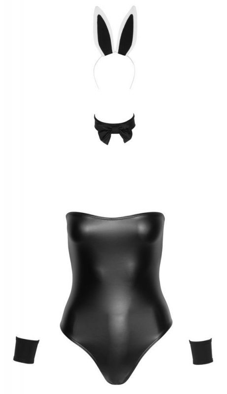 Seksowny strój czarnego króliczka Cottelli Bunny XL