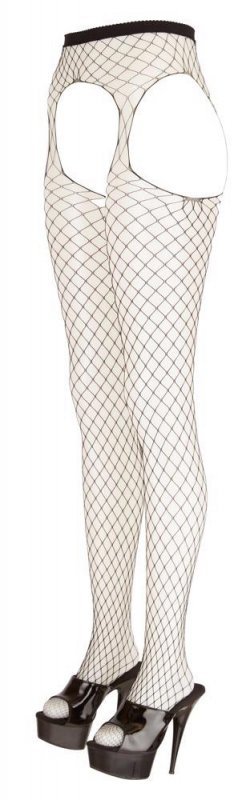 Sexy rajstopy Cottelli Sex Tights siateczka S-L