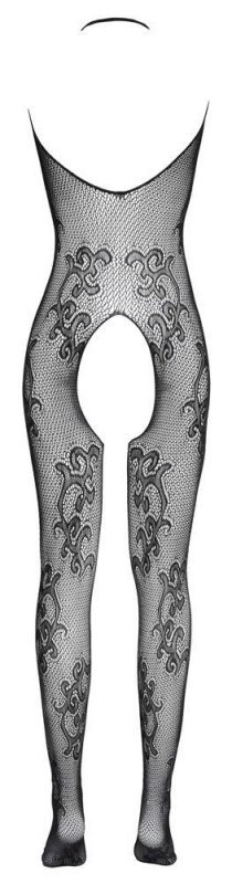 Kuszący erotyczny bodystocking z dziurką S-L