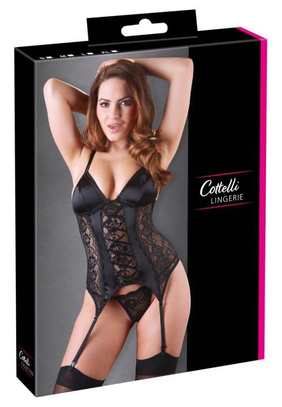 Kusząca bielizna erotyczna z pasem Cottelli XL