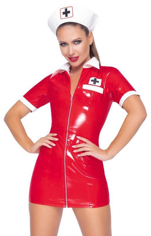 Vinyl nurse red 2XL