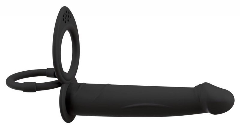 Podwójny dodatkowy penis nakładka Wibracje RC Double Fucker
