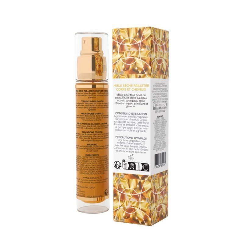 Suchy olejek do ciała rozświetlający Glam Oil  50 ml