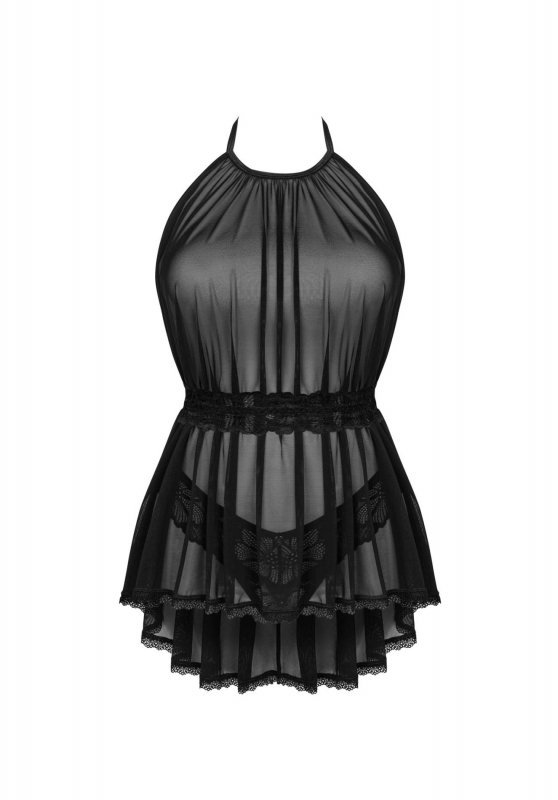 Serafia prześwitująca koszulka babydoll i stringi XL/2XL