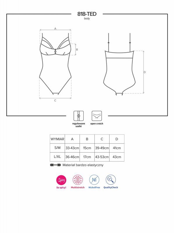 Obsessive 818-TED-1 body  S/M