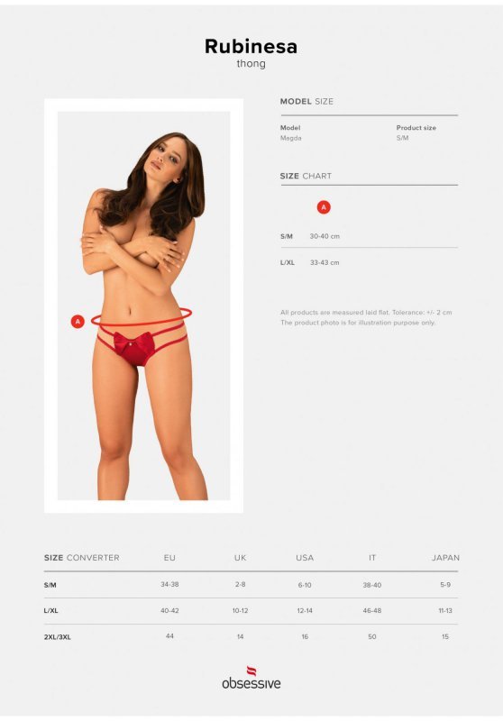 Obsessive Rubinesa stringi  S/M