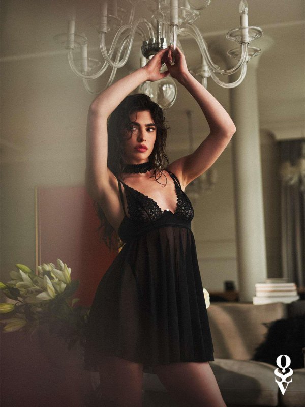 Seksowny komplet babydoll i stringi Donarella  XS/S