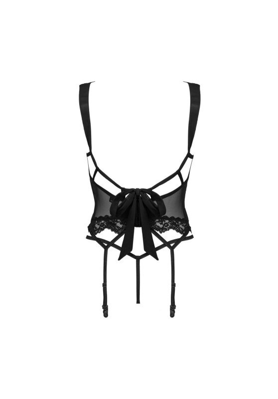 Obsessive Setilla gorset czarny L/XL