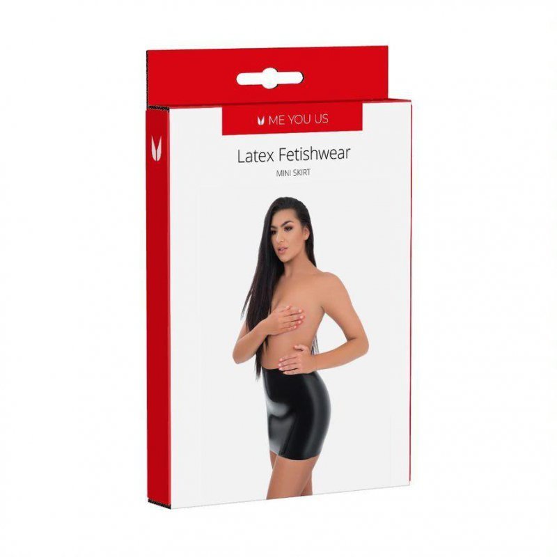 Me You Us lateksowa mini spódniczka L