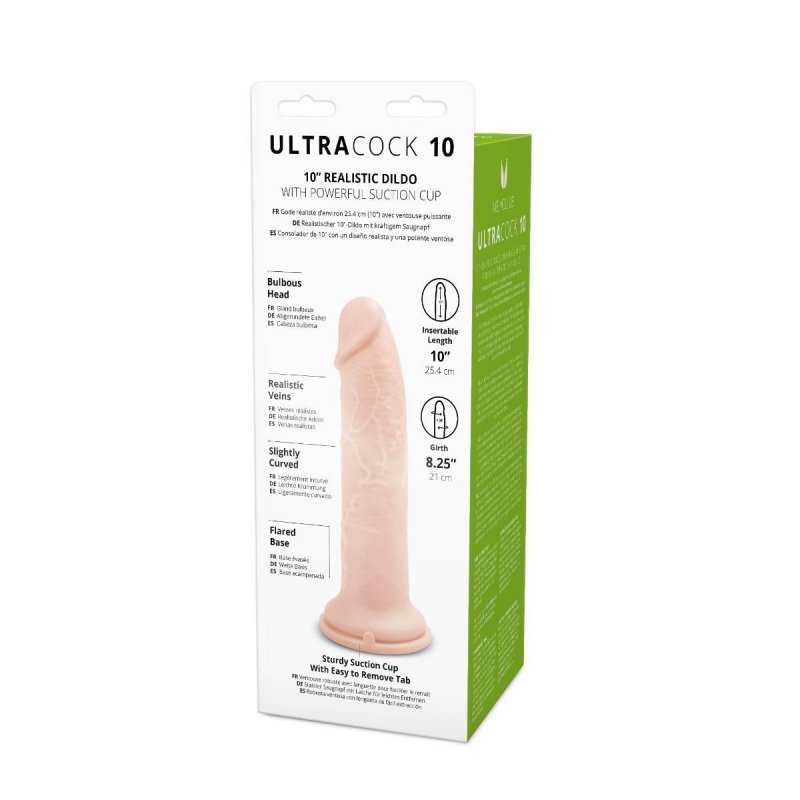 Cielisty dildo penis na przyssawce 25,5 cm