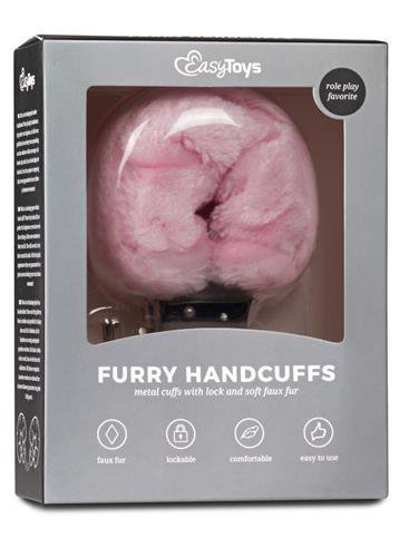 Kajdanki Furry Handcuffs - Pink