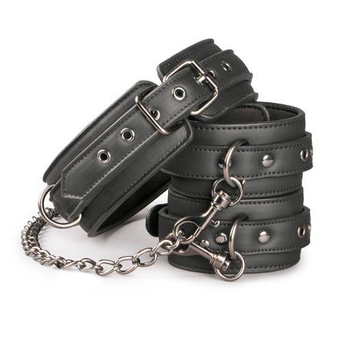 Kajdanki Leather Collar With Anklecuff