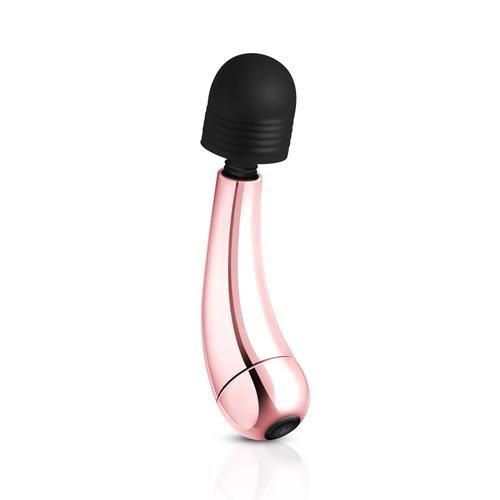 Elegancki wibrujący mini masażer różdżka wand zakrzywiony 