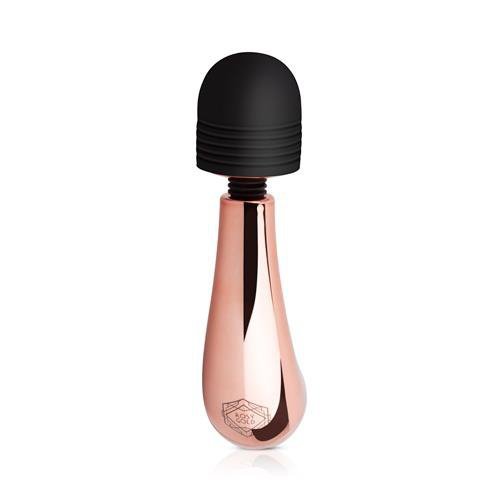 Elegancki wibrujący mini masażer różdżka wand zakrzywiony 