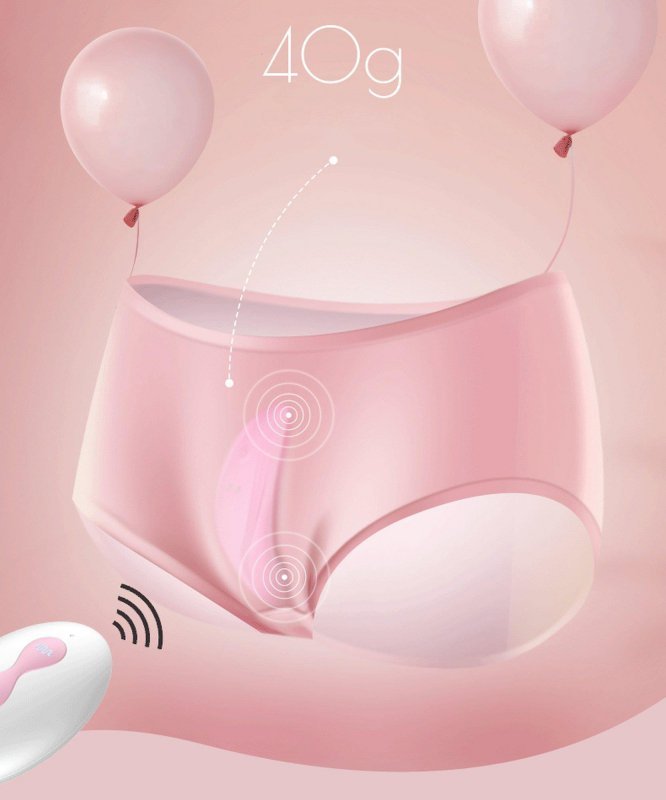 Ultrathin wearable remote mini vibe pink