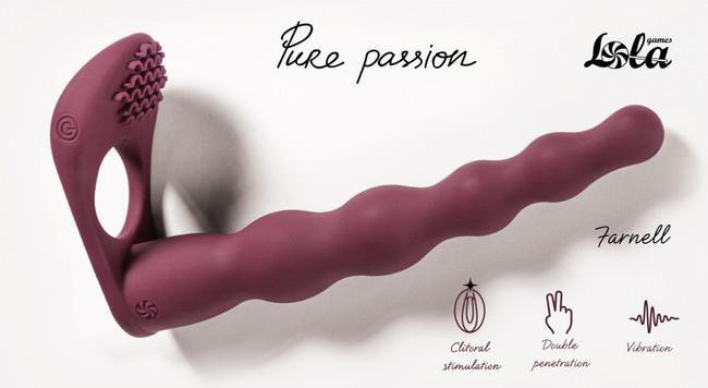 Strapon pure passion farnell wine red