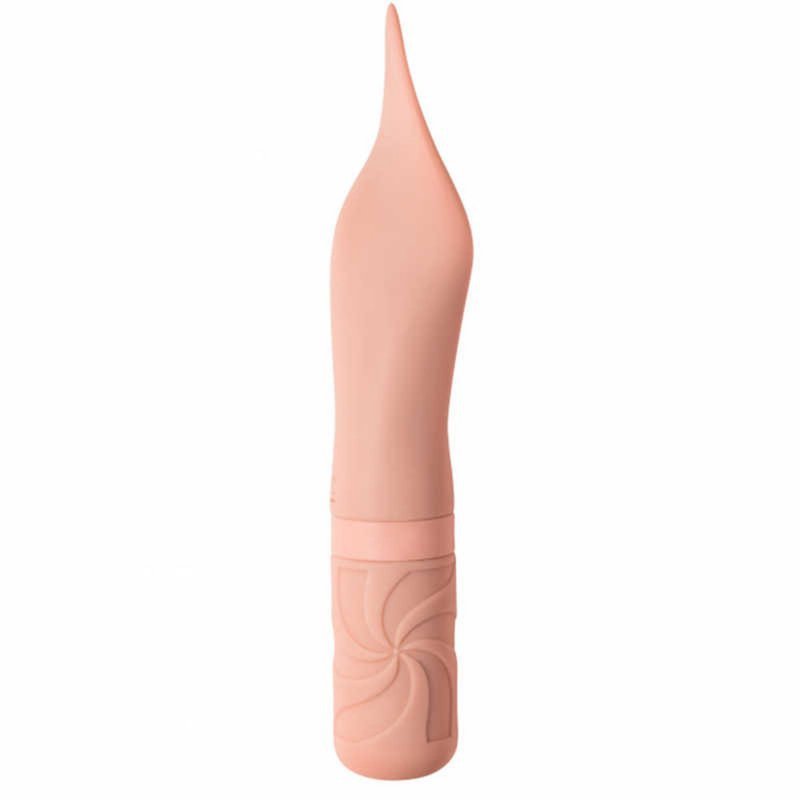 Mini wibrator masażer łechtaczki cielisty