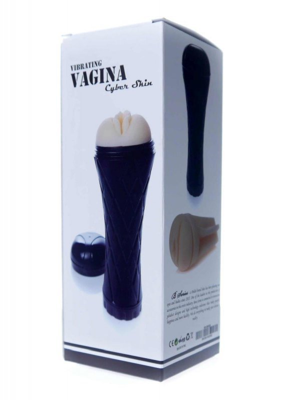 Masturbator vibrating vagina cyber skin- latarka