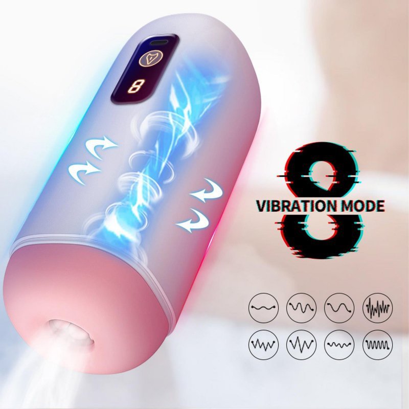 Potężny masturbator USB dla mężczyzn z mocnymi wibracjami