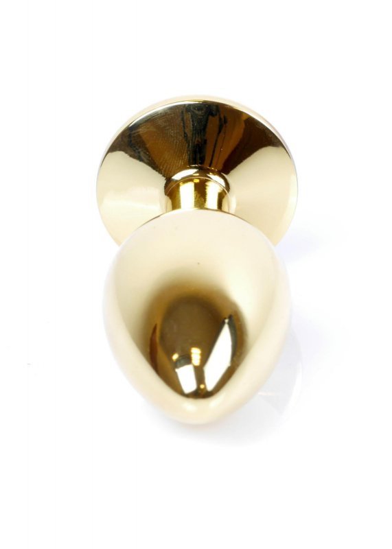 Korek analny z diamentem Jewellery Gold PLUG- Rose