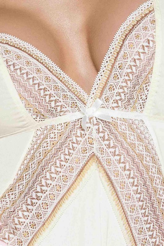 Bielizna Connie chemise cream S/M - Casmir