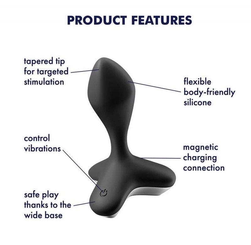 Wibrujący korek analny Satisfyer Game Changer czarny