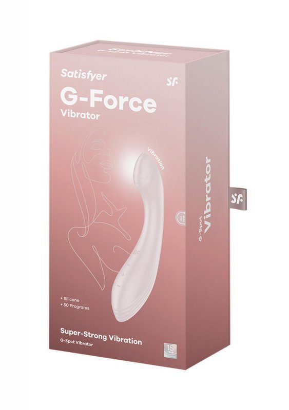 Masażer do pochwy Satisfyer G-Force beżowy