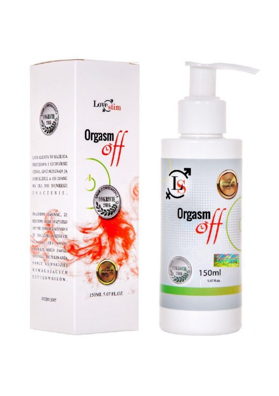 Orgasm Off żel znieczula penisa dłuższy seks 150 ml