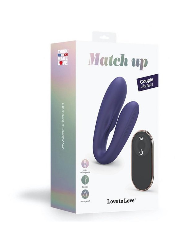 Podwójny elastyczny masażer dla par Match Up