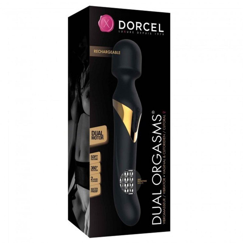 Podwójny 2w1 wibrator + różdżka Dorcel Dual Orgasms