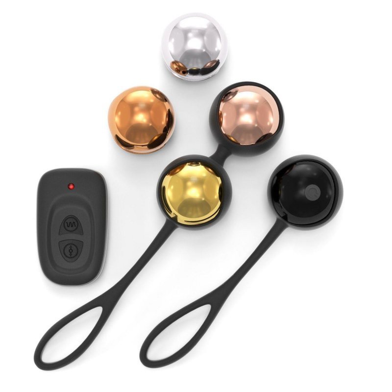 Wibrujące kulki sterowane pilotem Dorcel Training Balls
