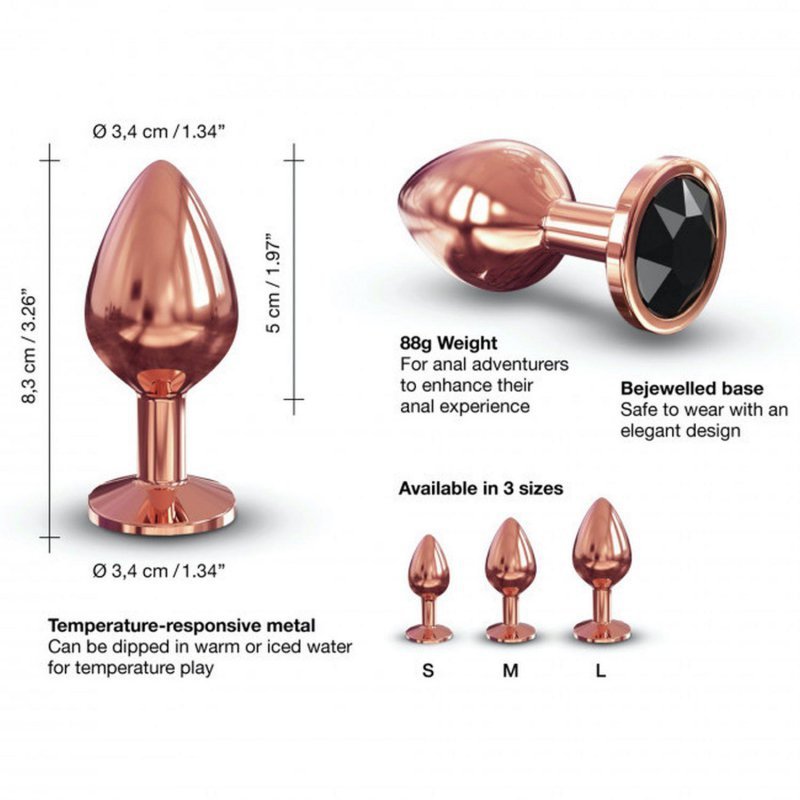 Luksusowy korek analny Dorcel Diamond Plug M