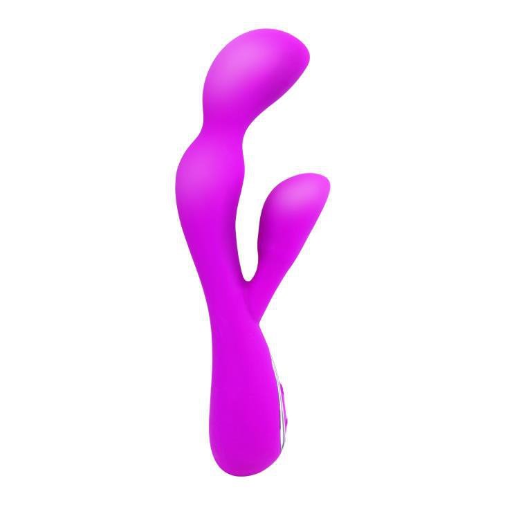 Wibrator stymulator punktu g z króliczkiem Pretty Love Impluse