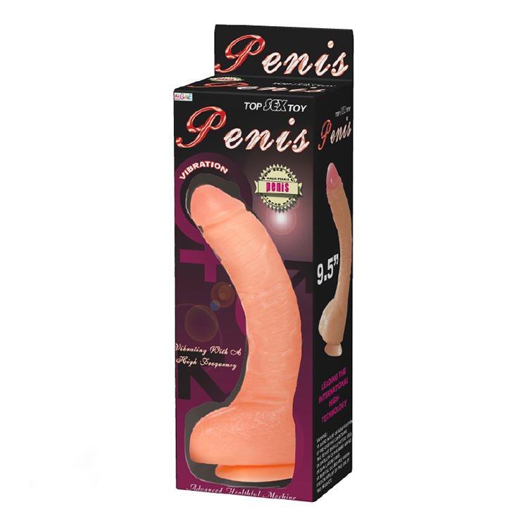 Realistyczne dildo wibrujące na przyssawce jak prawdziwy penis