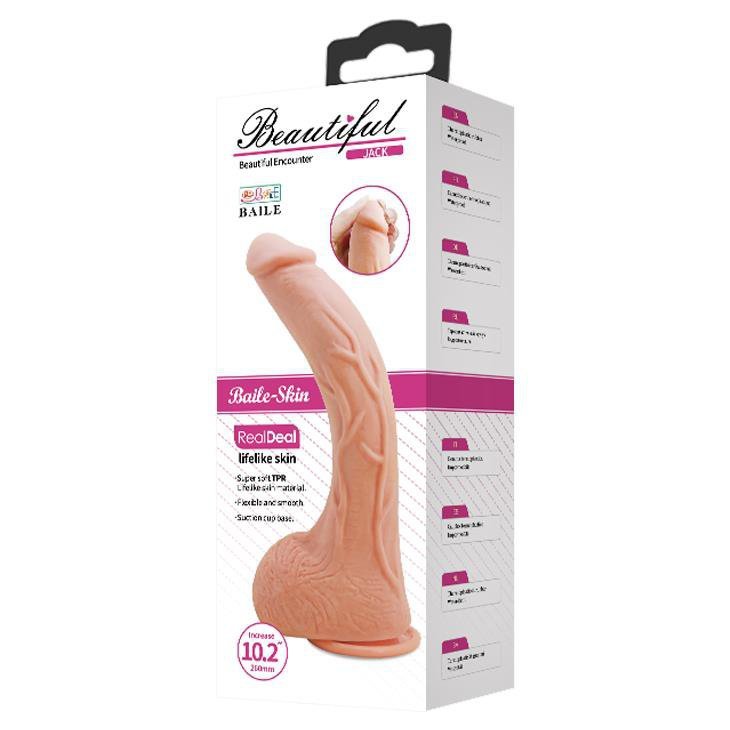 Ogromne realistyczne dildo na przyssawce 27 cm