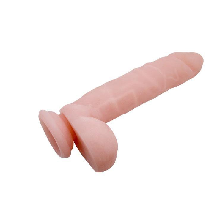 Realistyczne żylaste dildo sztuczny penis na przyssawce 20 cm