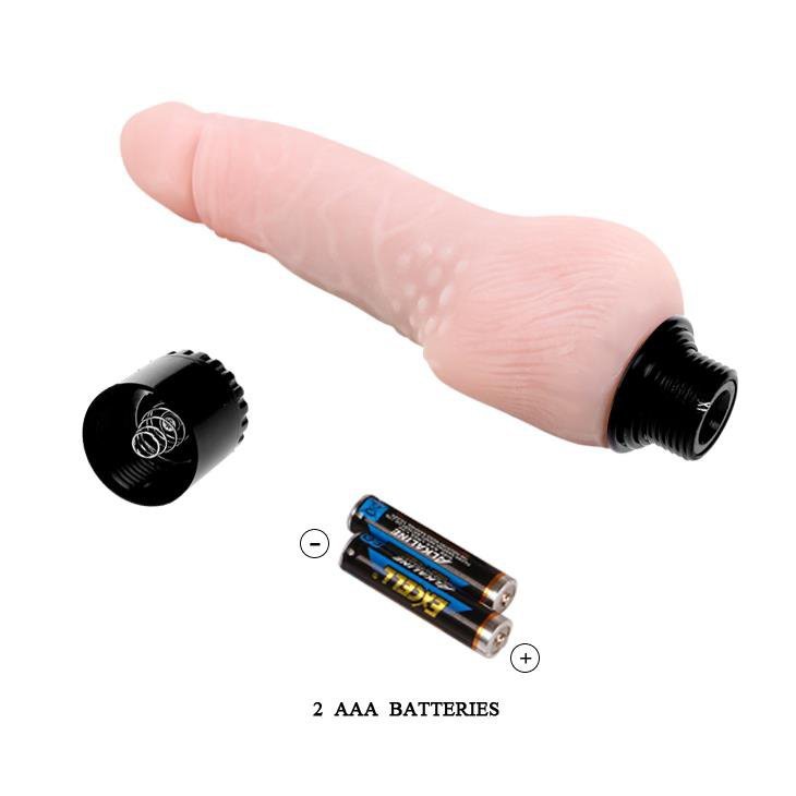 Realistyczne wibrujące dildo Baile 19 cm