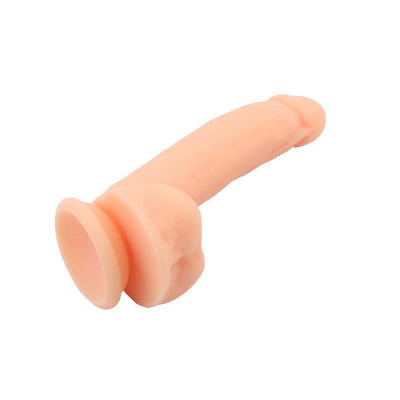 Naturalny penis dildo z przyssawką gładki 20 cm