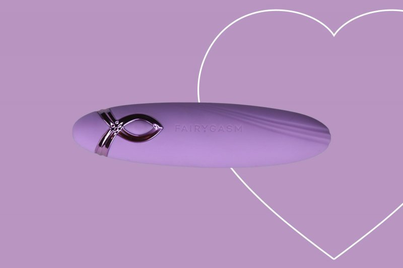 Damski masażer do pochwy i łechtaczki PleasureArrow violet 